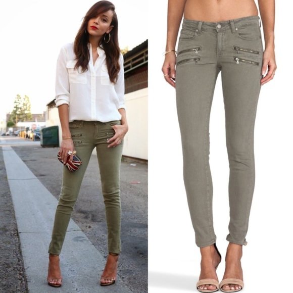 PAIGE Denim - Paige Edgemont Ultra Skinny Zip Pocket Jeans 26